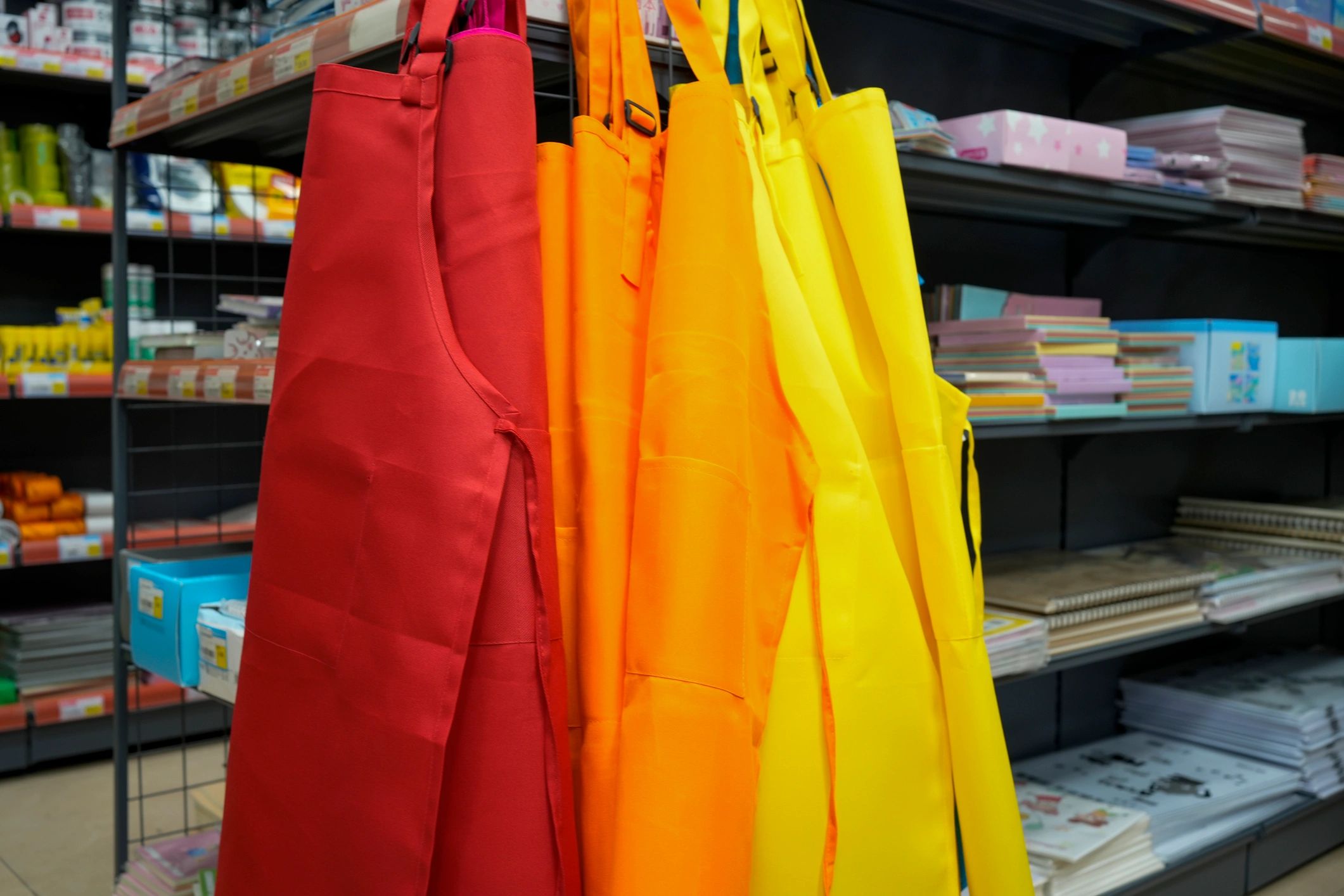 Colorful apparel options for group custom orders