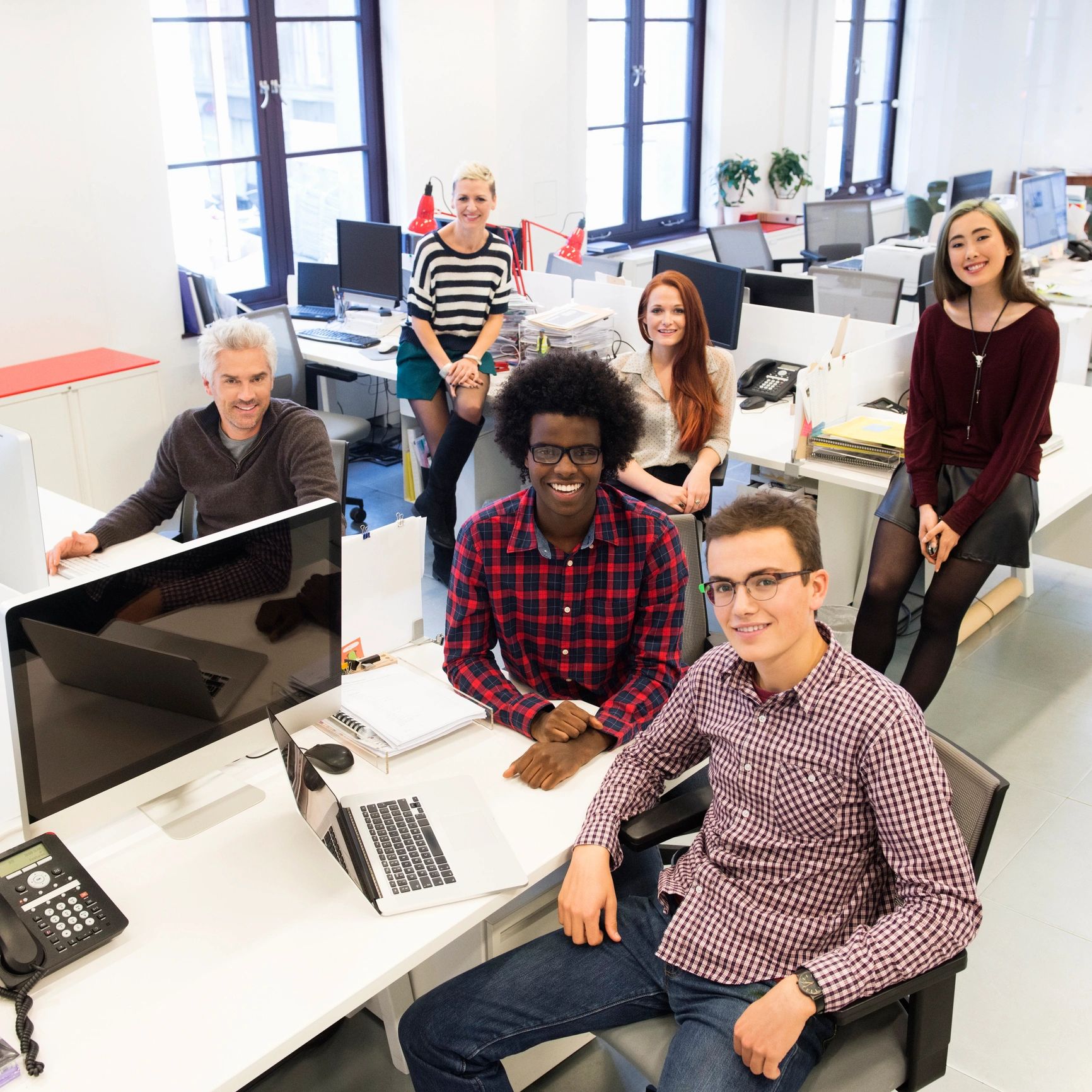 Product planning team portrait